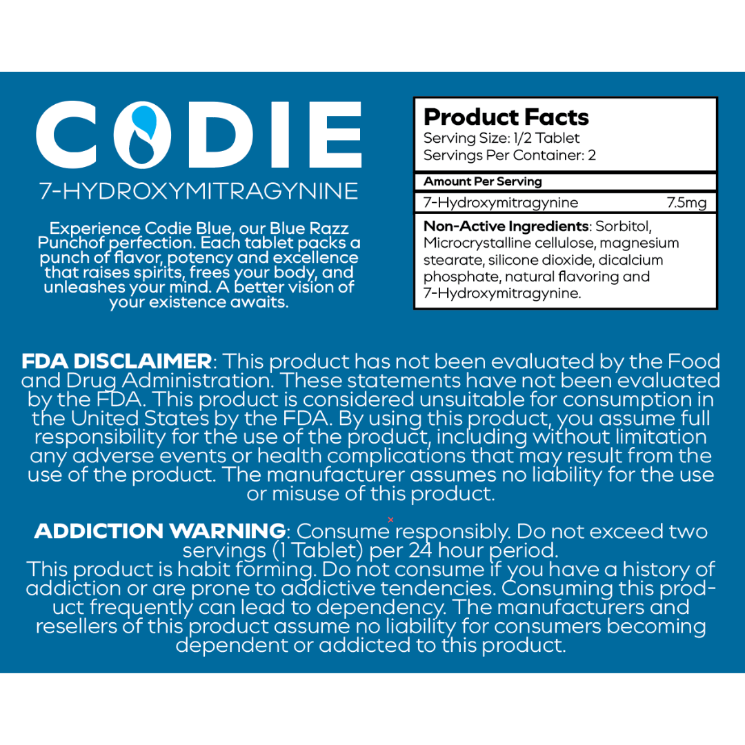 Codie Blue - 15mg Nano 7-OH Tablet