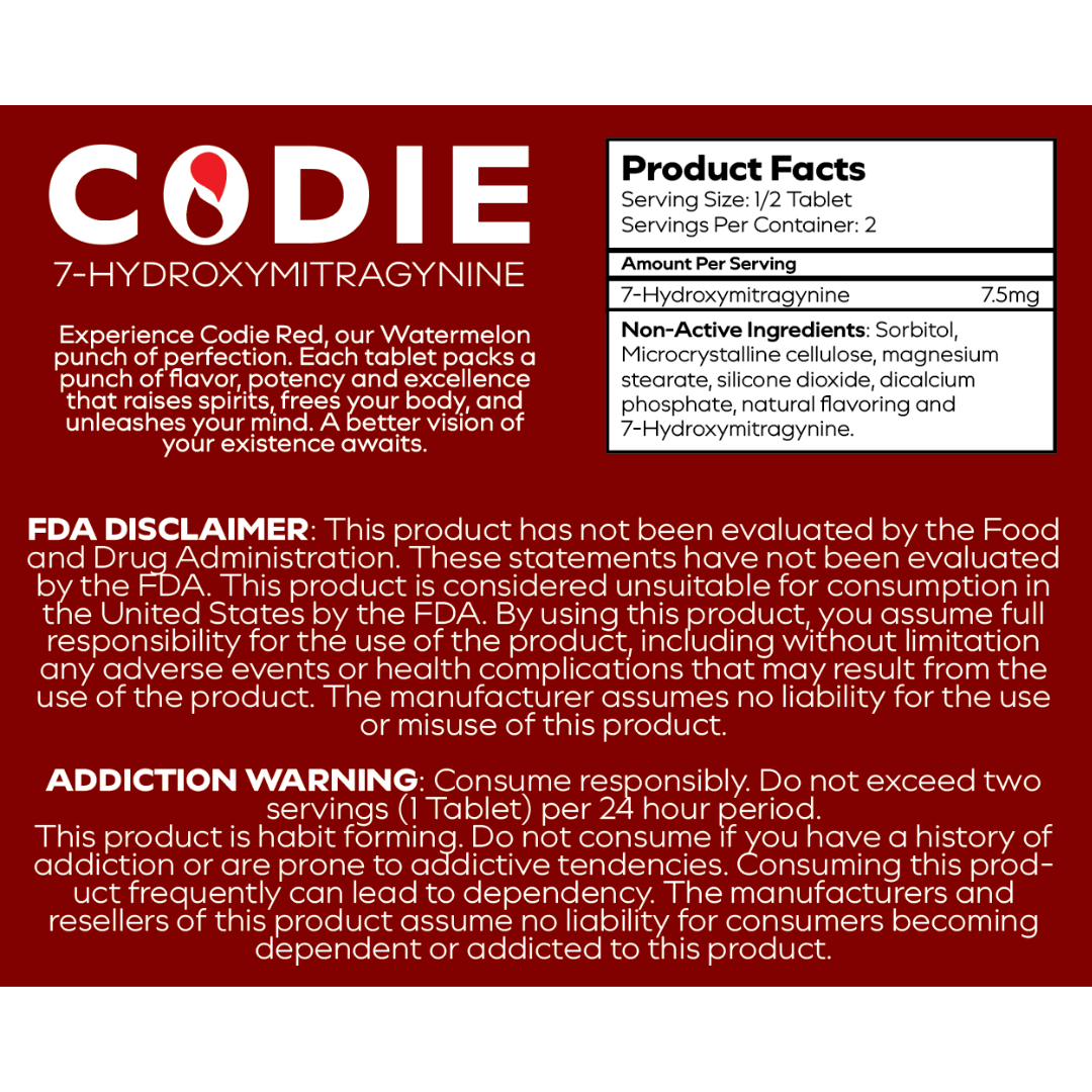 Codie Red - 15mg Nano 7-OH Tablet